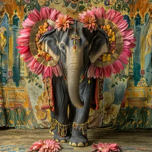 "The Jaipur Elephant Festival 3" Original Photograph by Michael Filonow