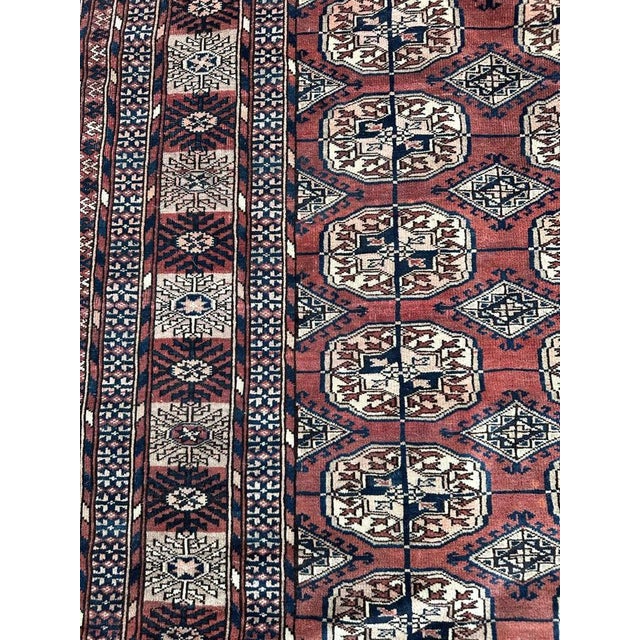Nice Antique Turkmen Bokhara Rug, 1890s For Sale - Image 6 of 18