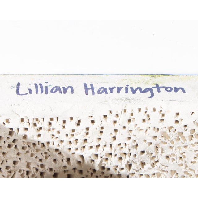 Plaster Bust Sculpture by Lillian Harrington For Sale - Image 9 of 9