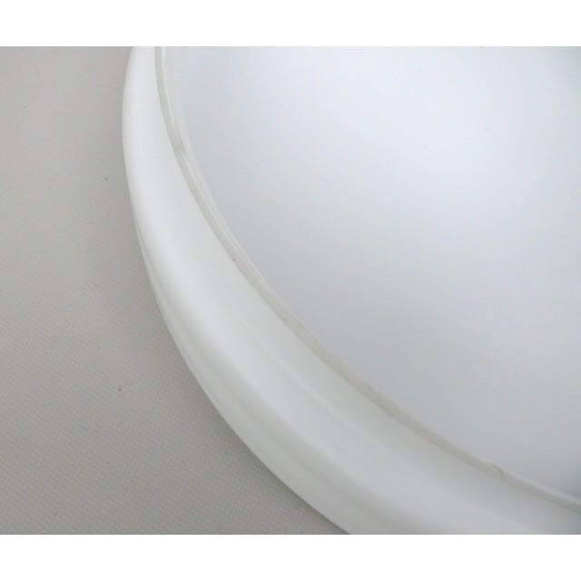 Vintage German Ceiling Light in Frosted Glass, 1960s For Sale - Image 11 of 18