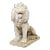 French Lion Garden Statue For Sale