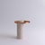 Medium travertine contemporary guéridon, Sebastian Herkner Dimensions: D 40 x H 46 cm Materials: Travertine stone, copper...