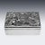 1900 - 1909 Antique Japanese Meiji Silver Dragon Cigar Humidor Box, 1900 For Sale - Image 5 of 18