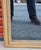White Furniture Mid Century Modern Bisque Maple Large Wall Mirror For Sale - Image 9 of 12