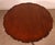 Wood 19th Century Mahogany Side Table with Carved Top For Sale - Image 7 of 11