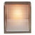 Industrial Vintage French Industrial Beige and Brown Aluminium and Pressed Glass Wall Light from Holophane For Sale - Image 3 of 9