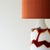 Opaline and Ox Blood Red Glass Table Lamps from Holmegaard with Lampshades attributed to Houben, 1970s, Set of 2 For Sale - Image 9 of 12