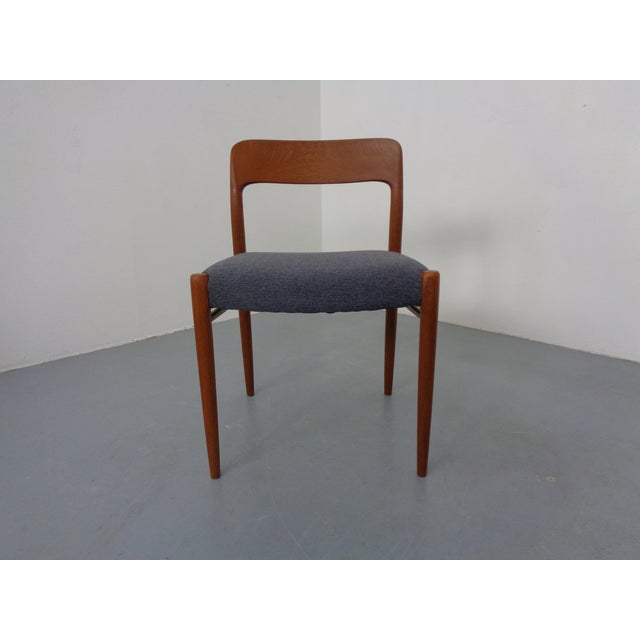 Mid-Century Modern Danish Model 75 Chair in Oak by Niels Otto Møller for J.L. Møllers, 1960s For Sale - Image 3 of 17