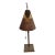 1999 Copper Table Lamp With Small Conical Ceramic Shade by Janna Ugone For Sale