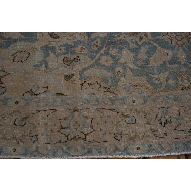 Vintage Distressed Tabriz Carpet - 7'5" x 10'9" For Sale - Image 14 of 15