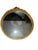Vintage Hollywood Regency Round Gold Ribbon Crest Wall Mirror 19.5 Inches For Sale In Buffalo - Image 6 of 8