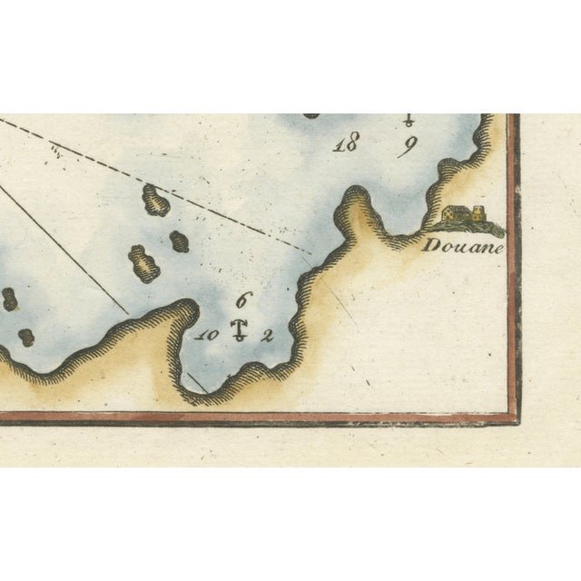 Golfe De Mandaya Sea Chart by Joseph Roux, 1764 For Sale - Image 4 of 9
