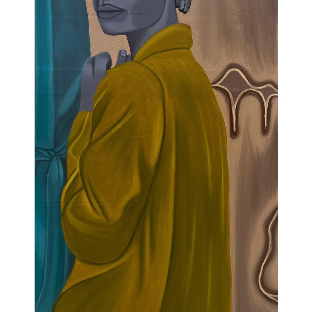2020s "Soulmates in Every Step", Oil on Canvas Painting by Olayinka Salami For Sale - Image 5 of 5