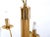 Metal Stilkronen Mid-Century Modern Nine Lights Gold Plate & Brass Chandelier Italy For Sale - Image 7 of 13