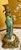 Chinoiserie Antique Ormolu Mounted Hand Painted Porcelain Parrot Candlestick Holder 14" tall For Sale - Image 3 of 7