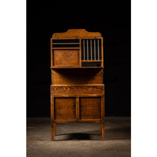 Industrial Early 20th Century Rail Car Teller Station For Sale - Image 3 of 17