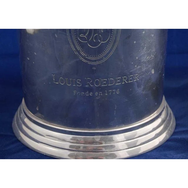 Silver Plate Champagne Buckets from Louis Roederer, Set of 2 For Sale - Image 6 of 15