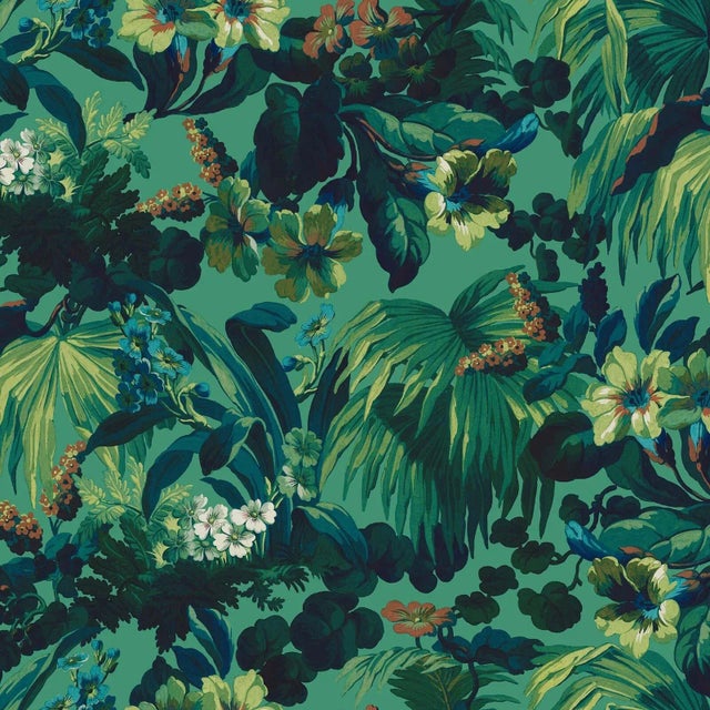 House of Hackney Limerence Wallpaper - Malachite, Sample For Sale