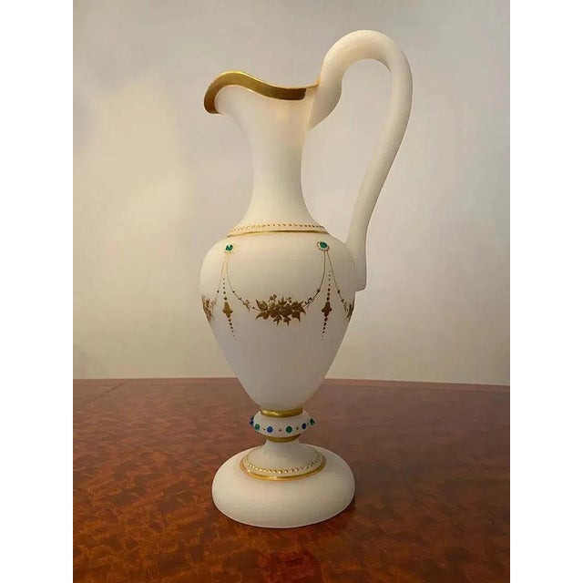 Rustic European Antique European Glass Pitcher For Sale - Image 3 of 3