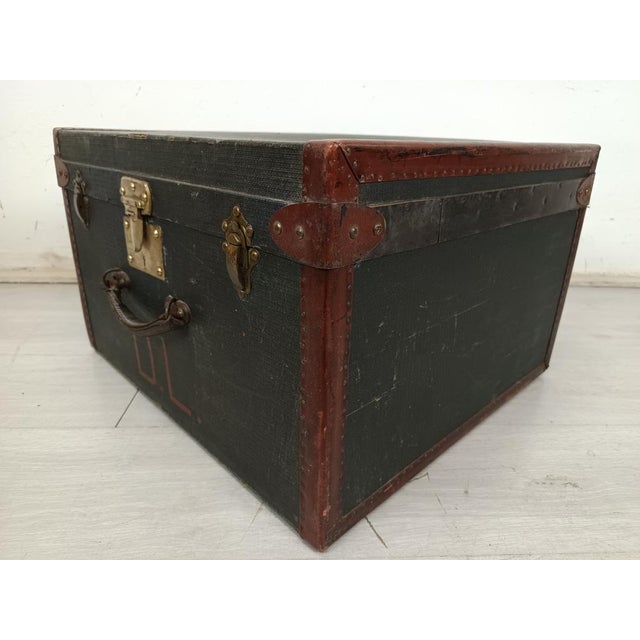 Antique Travel Trunk, 1890s For Sale - Image 3 of 18