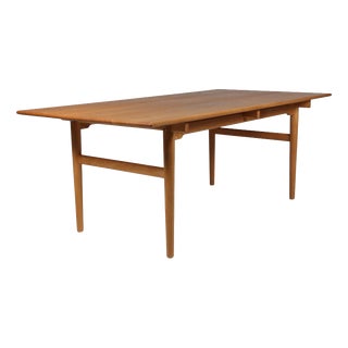 CH327 Dining Table in Oiled Oak by Hans J. Wegner for Carl Hansen & Søn For Sale
