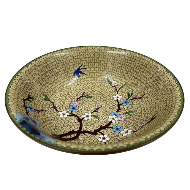Early 20th Century Antique Chinese Cloisonne Bowl For Sale - Image 4 of 8