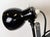 Industrial Black Enamel Scissor Wall Lamp, 1950s For Sale - Image 6 of 18
