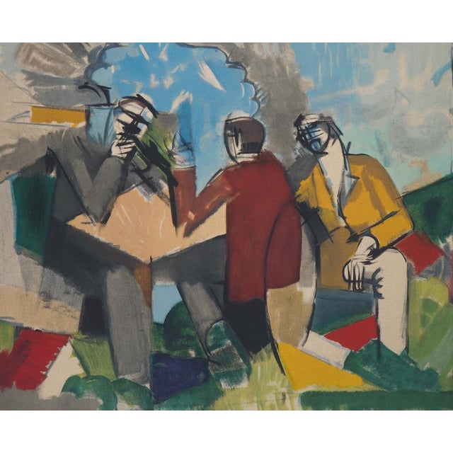 Roger De La Fresnaye, After the Parade, Lithograph For Sale - Image 4 of 7