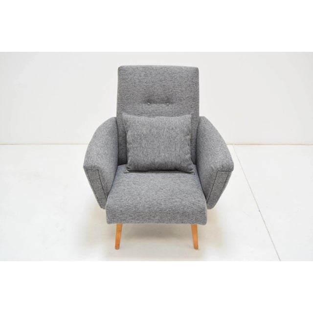 Mid-Century Czechoslovakian Armchair, 1960s For Sale - Image 9 of 10