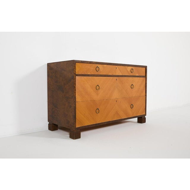 Art Deco Chest of Drawers by Axel Larsson for Bodafors, Sweden, 1930s For Sale - Image 9 of 9