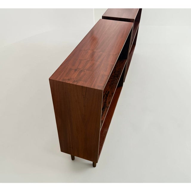 Mid-Century Modern Small Bookcase from Møbelfabrik Horsens, Denmark, 1960s For Sale - Image 3 of 11