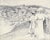 Charming "Yesterday's Ladies" drawing by Aptos, California artist Virginia J Hughins,(Virginia Brubaker DeWolf),...