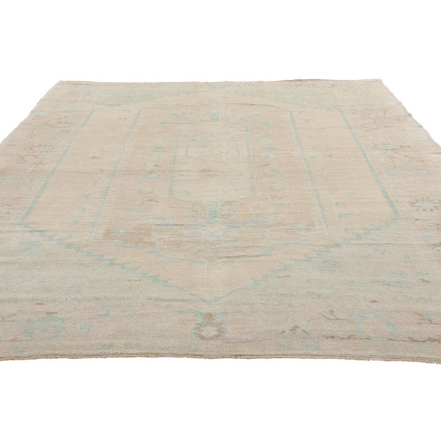 Contemporary Vintage Turkish Oushak Rug, 05'09 X 08'10 For Sale - Image 3 of 10