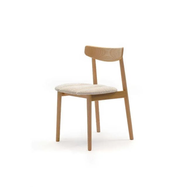 Natural Oak Klee chair 2 by Sebastian Herkner Materials: Natural Oak. Fabric. Technique: Varnished. Seat upholstered in...