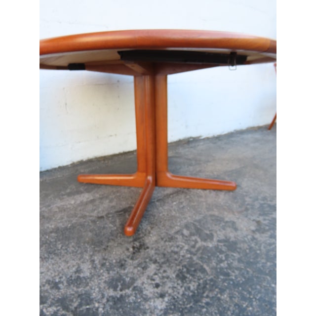 Edvard Valentinsen Danish Modern Dining Table Six Svegard Chairs 2 Leaves 6311 For Sale - Image 15 of 18