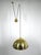 Large brass pendant lamp by German designer Florian Schulz, who had it manufactured in his own family business, Florian...