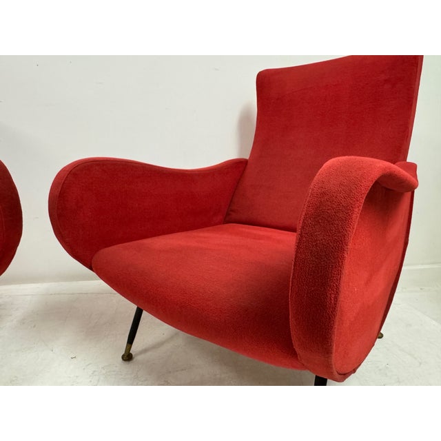Mid-Century Italian Armchairs, 1960s, Set of 2 For Sale - Image 4 of 17