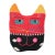 Wool Postmodern Cat Pillow, 1980's For Sale