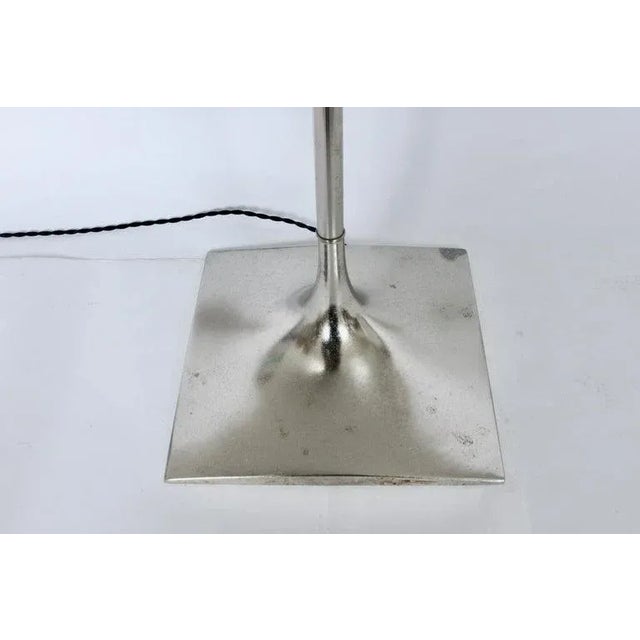 Laurel Lamp Co. Chrome and Slate Side Table Floor Lamp, circa 1970 For Sale - Image 10 of 13