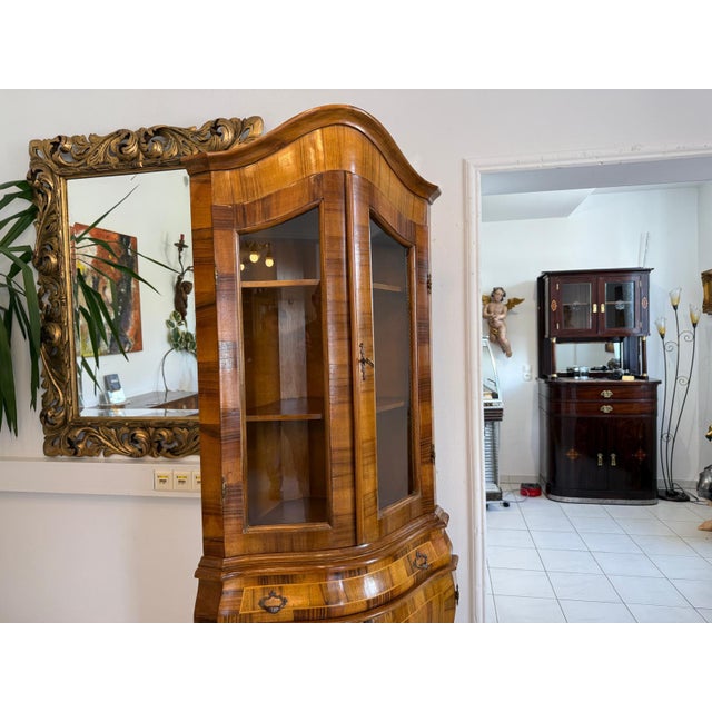 Baroque Corner Display Cabinet, 1980s For Sale - Image 12 of 14