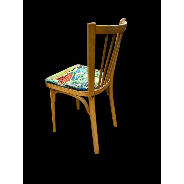 1950s Vintage Beech Chair from Baumann, 1950s For Sale - Image 5 of 9