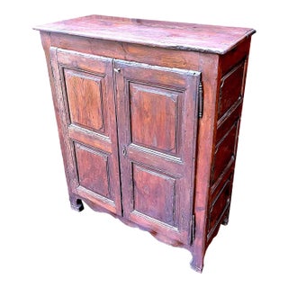 Wabi Sabi, Confiturier Cabinet or Cupboard, in Walnut, France Early 19th Century For Sale