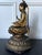 Japanese Japanese Antique Gilt Wood Amitabha Buddha on Loctus Throne Statue For Sale - Image 3 of 17
