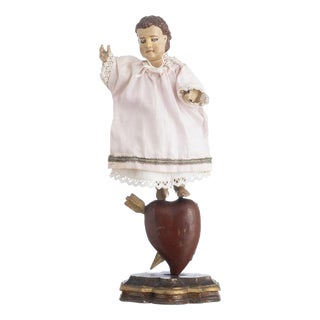 19th Century Infant Jesus Sculpture For Sale