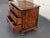 Transitional Mid 20th Century Theodore Alexander Style Inlaid Solid Wood 3-Drawer Bachelor’s Chest or Nightstand For Sale - Image 3 of 11