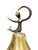 Walter Bosse Mid 20th Century Modern Brass Mermaid Table Bell For Sale - Image 13 of 16