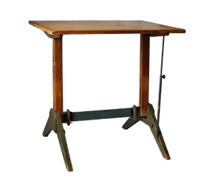 Early 20th Century Antique Wooden Adjustable Drafting Table