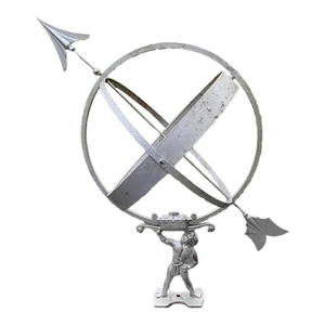 Vintage Swedish Armillary Sundial Signed