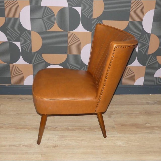 Vintage Cocktail Chair, 1950s For Sale - Image 4 of 11