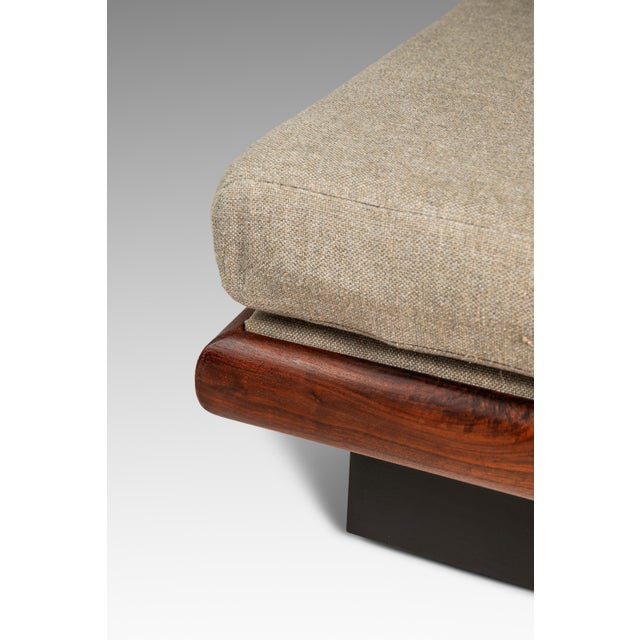 Rare Mid-Century Modern Armless Three Seat Platform Sofa / Daybed Attributed to Adrian Pearsall for Craft Associates, Usa, C. 1960s For Sale - Image 16 of 18